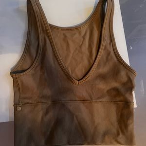 Lululemon Power Pivot Ribbed Reversible Cropped Tank